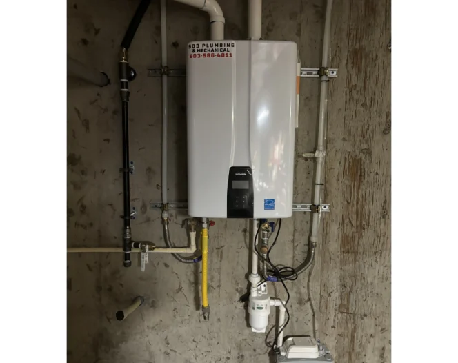 water heater installation